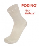 PODINO Reflexa® Diabetic - skarpety bezuciskowe cienkie, na poprawę krążenia - beżowe