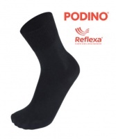 PODINO Reflexa® Diabetic - skarpety bezuciskowe cienkie, na poprawę krążenia - czarne