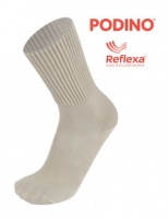 PODINO Reflexa® Diabetic - skarpety bezuciskowe grube, na poprawę krążenia - beżowe