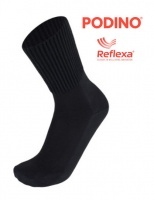 PODINO Reflexa® Diabetic - skarpety bezuciskowe grube, na poprawę krążenia - czarne