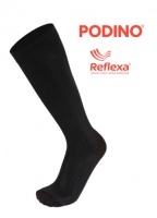PODINO Reflexa® Oxygenated Compression - podkolanówki kompresyjne z miedzią - I stopień ucisku, na poprawę krążenia - czarne