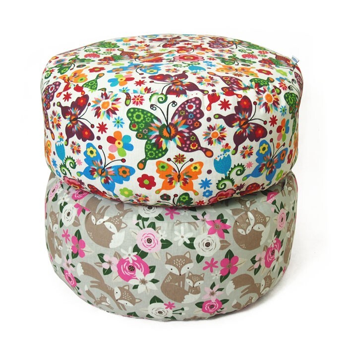 Poduszka do jogi z łuską gryki Zafu - okrągła 35x15cm