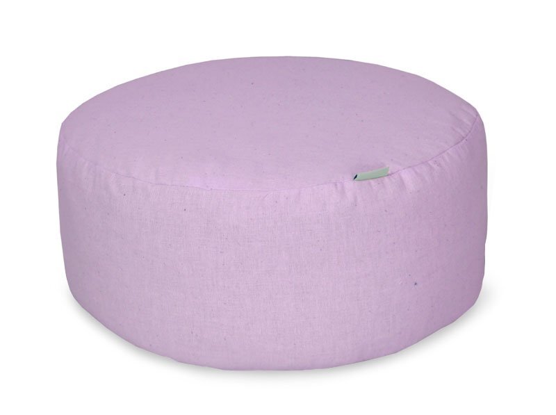 Poduszka do jogi z łuską gryki Zafu - okrągła 35x15cm