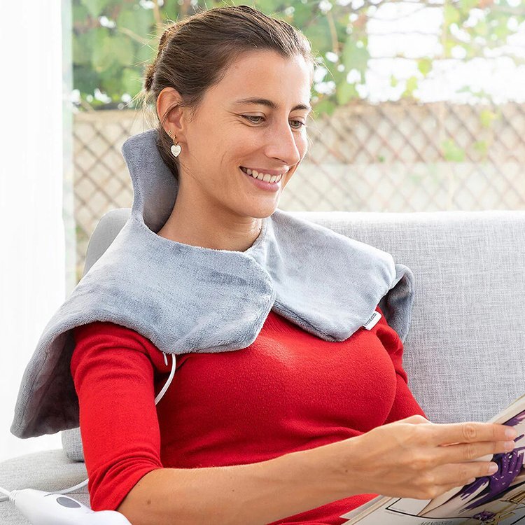 Poduszka elektryczna koc na ramiona, kark i plecy