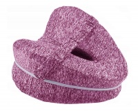 Poduszka ortopedyczna pod nogi - klin między kolana z paskiem - różowa