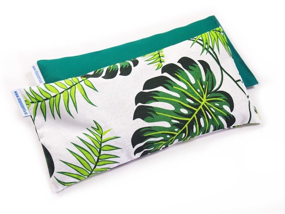 Poduszka relaksacyjna do jogi z łuską gryki na oczy