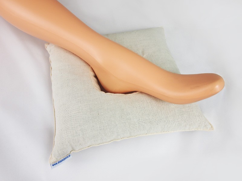 Poduszka z łuski gryki pod łokieć / piętę
