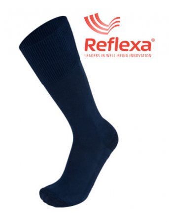 Reflexa® Diabetic - podkolanówki bezuciskowe, na poprawę krążenia - granatowe