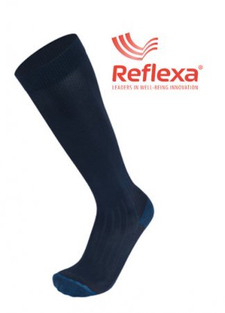 Reflexa® Oxygenated Compression - podkolanówki kompresyjne z miedzią - I stopień ucisku, na poprawę krążenia - granatowe