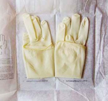 Rękawiczki lateksowe sterylne rozm. 6