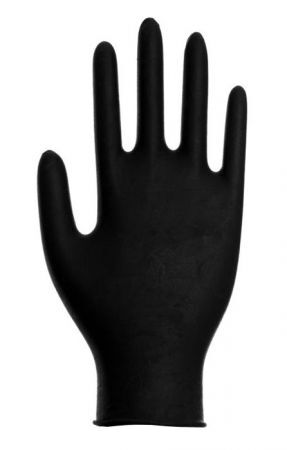 Rękawiczki nitrylowe ABENA - czarne rozm. L - 100szt.