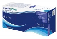Rękawiczki nitrylowe bezpudrowe SafeHAND nitrile PF blue - chabrowe 100szt. rozm. S