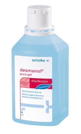 SCHÜLKE Desmanol pure gel alkoholowy żel do higienicznej i chirurgicznej dezynfekcji rąk 1L - DO UŻYTKU TECHNICZNEGO