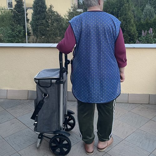 Składany wózek transportowy na zakupy Malatec