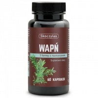 Skoczylas Wapń 3 formy z rozmarynem - 60 kaps.