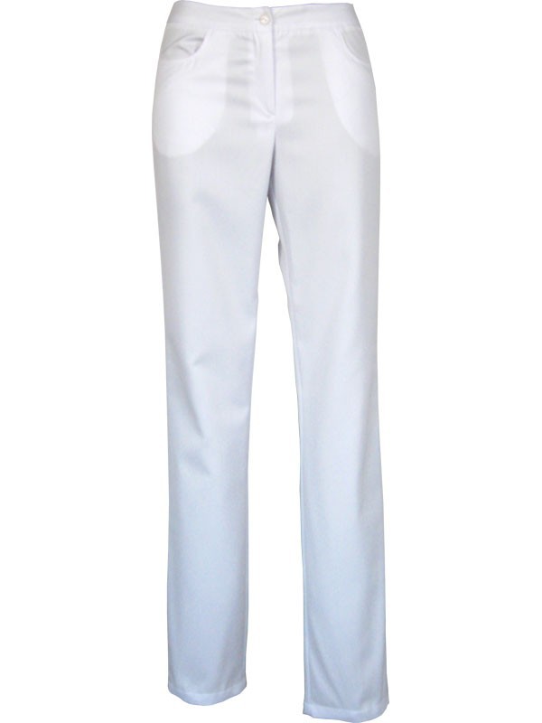 Spodnie medyczne damskie biodrówki / rurki R999