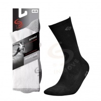 SPORT DEODORANT - męskie uniwersalne skarpetki sportowe - czarne