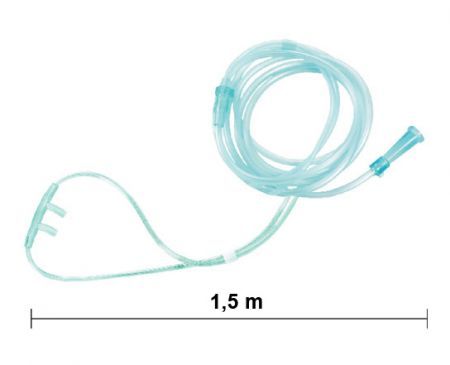 Standardowy cewnik do podawania tlenu przez nos - wąsy - kaniula donosowa 1,5m