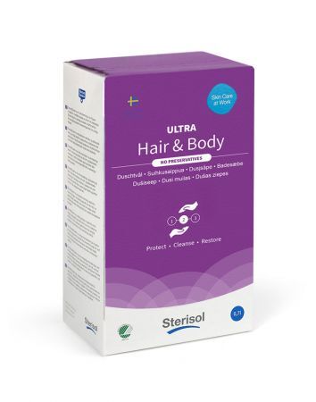 Sterisol Ultra Hair & Body - Żel do chirurgicznego i higienicznego mycia rąk, ciała i włosów 700ml