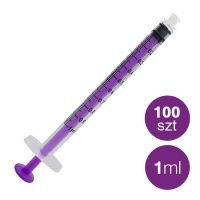 Strzykawka Nutricair™ Enteral ENFit do żywienia enteralnego 1ml NCE01SE - 100 szt.