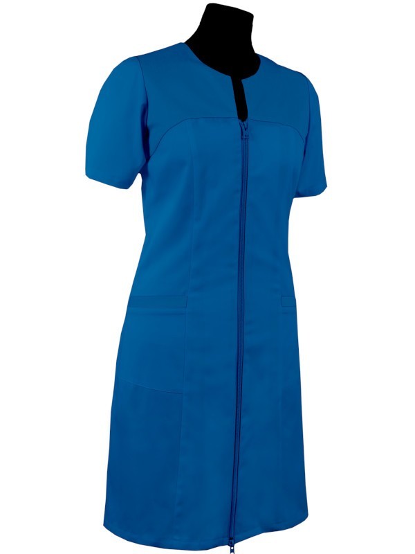 Sukienka damska dwukolorowa - bez kołnierza K223