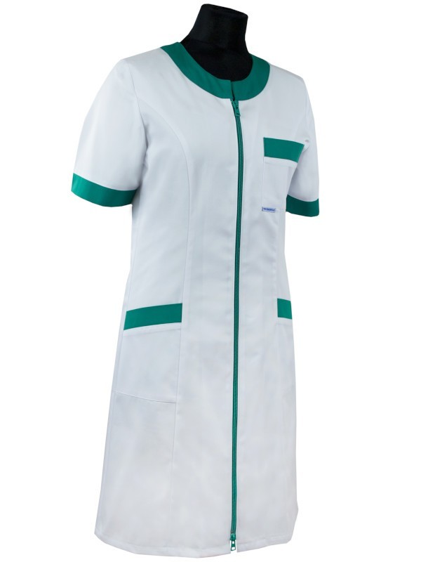Sukienka medyczna 206+ z obszyciem