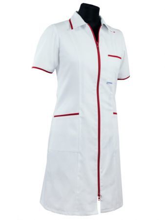 Sukienka medyczna damska (zamek, lamówka) 201+ (dla lekarza)