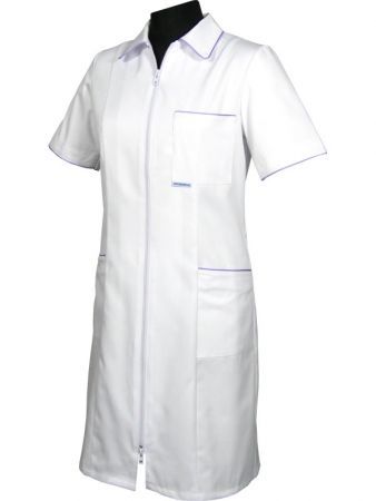 Sukienka medyczna damska (zamek, wypustka) 201+ dla lekarzy i pielęgniarek