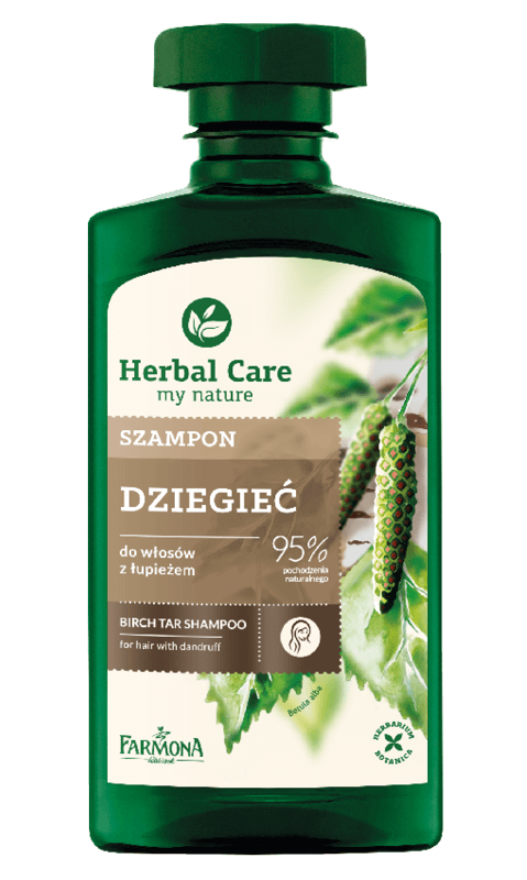 Szampon dziegciowy (przeciwłupieżowy) Herbal Care - 330ml