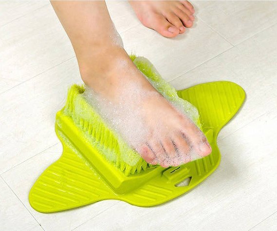 Szczotka do mycia stóp MOTYLEK na przyssawkach
