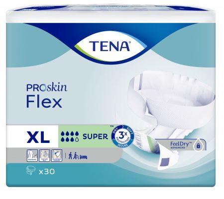 TENA Flex Super XL - pieluchomajtki - 30szt