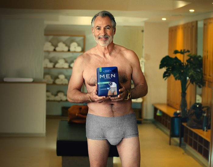 TENA Men Pants Normal Grey L/XL - bielizna chłonna dla mężczyzn 30szt.