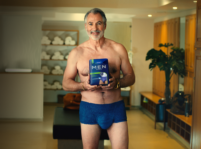 TENA Men Pants Plus Blue S/M - bielizna chłonna dla mężczyzn 30szt.