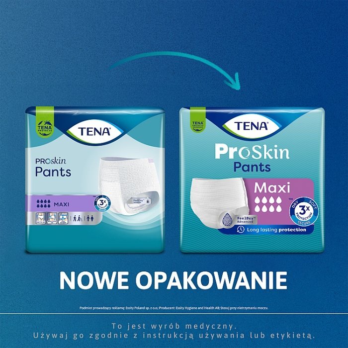 TENA Pants ProSkin MAXI S - majtki chłonne 10szt.