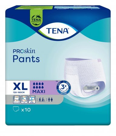 TENA Pants ProSkin MAXI XL - majtki chłonne 10szt.