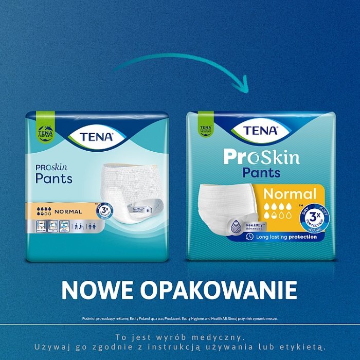 TENA Pants ProSkin Normal L - majtki chłonne 10szt.