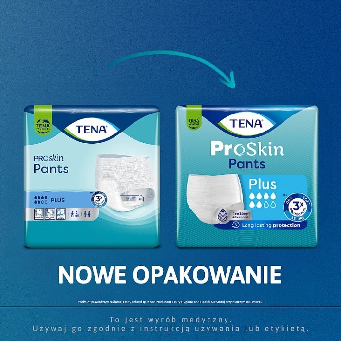 TENA Pants ProSkin PLUS S - majtki chłonne 15szt.