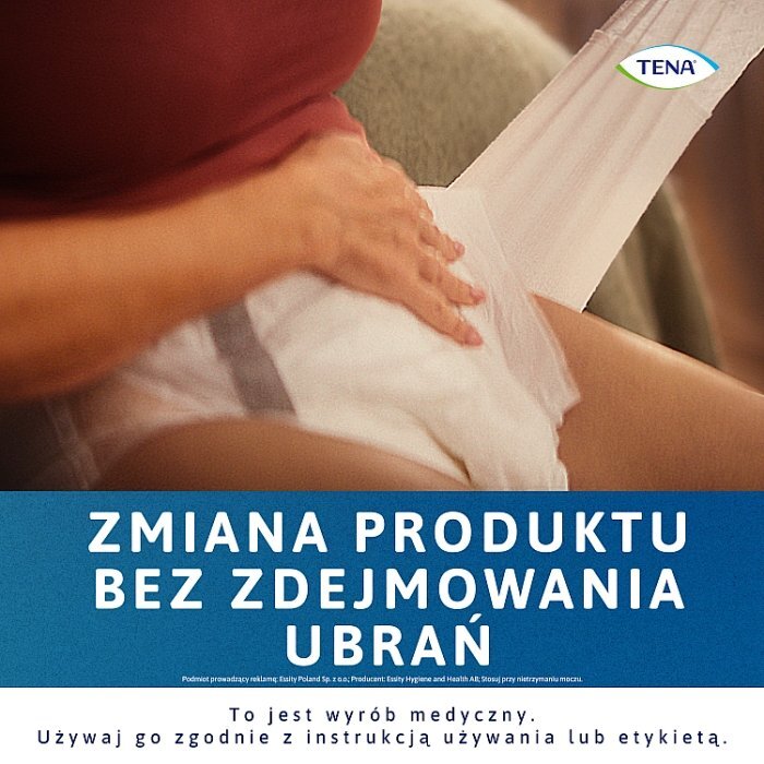 TENA Stretch proskin Super Night M - pieluchomajtki elastyczne dla dorosłych - 10szt.