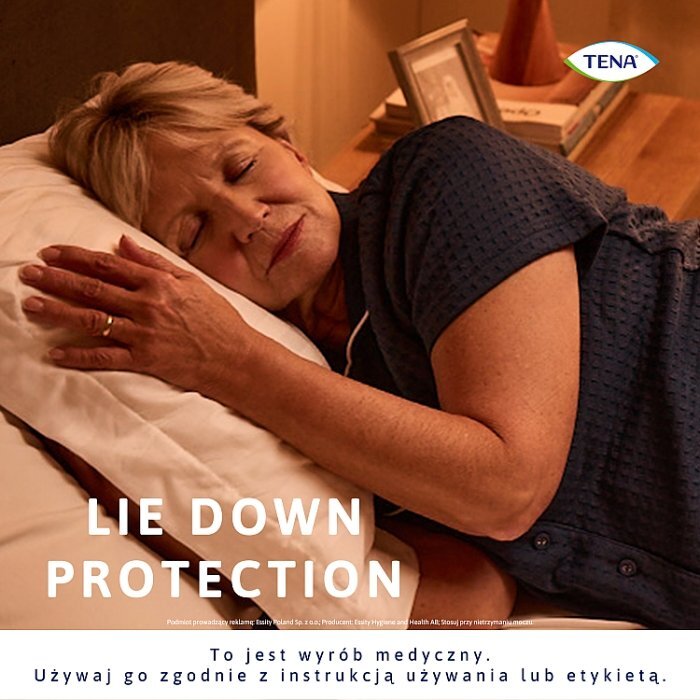 TENA Stretch proskin Super Night M - pieluchomajtki elastyczne dla dorosłych - 10szt.