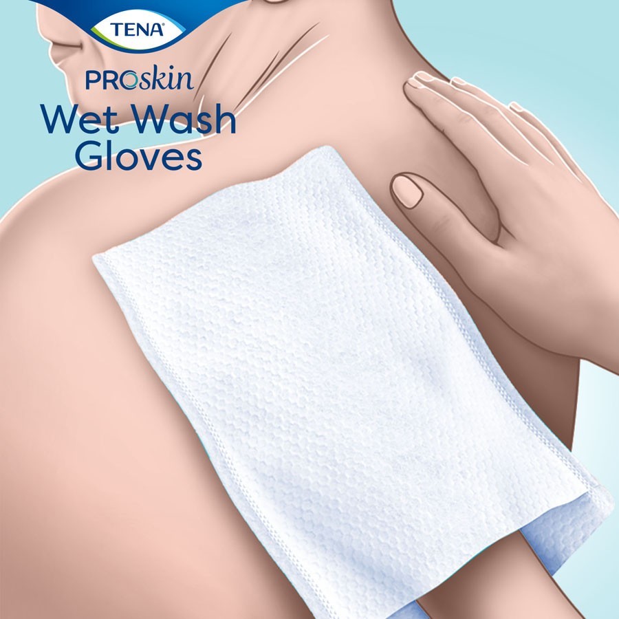 TENA WASH GLOVE Rękawice do mycia ciała 175 szt.