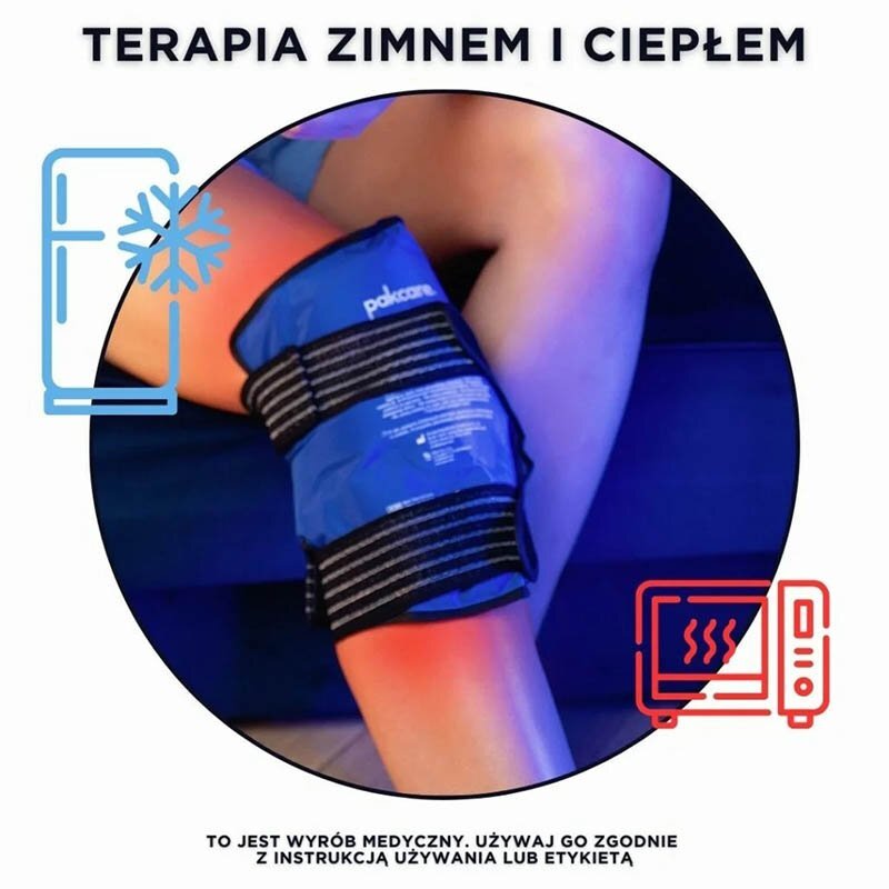 Terapeutyczna chłodząco-grzejąca opaska na kolano Pakcare