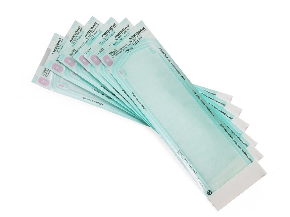 Torebki do sterylizacji papierowo-foliowe MEDIBAG 135 x 255mm