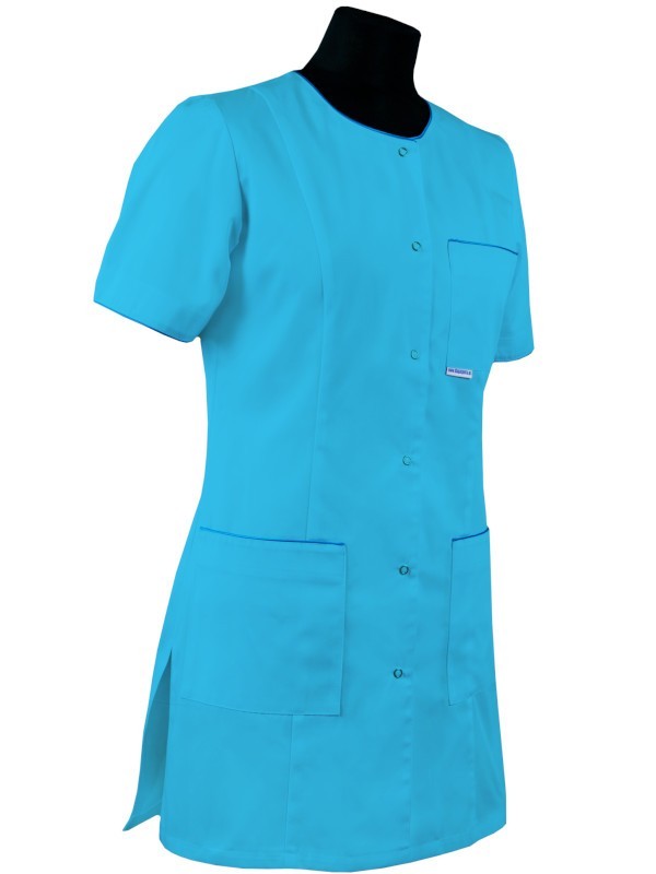 Tunika medyczna damska 323+ z lamówką lub wypustką