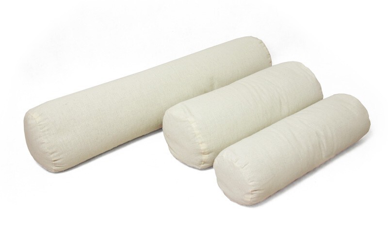 Wałek do jogi z łuską gryki - duży 70x15cm