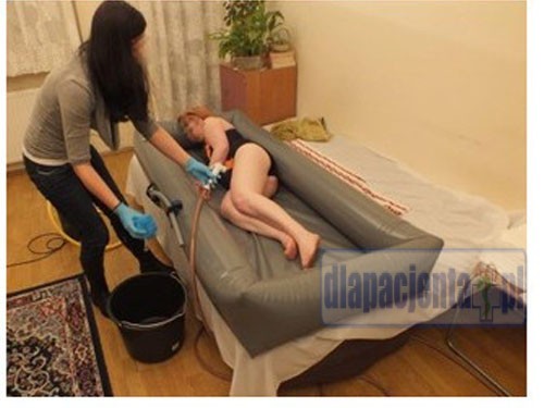 Wanna pneumatyczna do mycia chorych niesprawnych ruchowo (ZL0158)