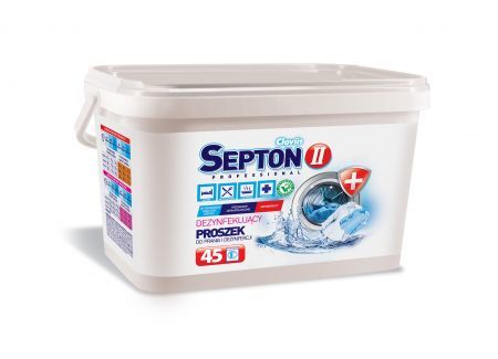 Wirusobójczy proszek do prania i pełnej dezynfekcji tkanin CLOVIN II SEPTON 5,175kg