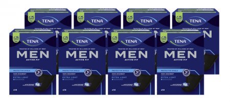 Wkłady anatomiczne dla mężczyzn TENA Men Active Fit Level 0 (extra light) - 8x14szt.