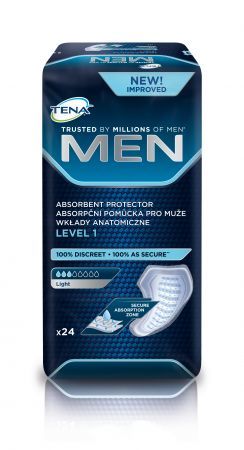 Wkłady anatomiczne dla mężczyzn TENA men Level 1 (light)