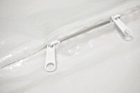 Worek na zwłoki do transportu ciała zmarłego z zamkiem 90x220cm - biały - 10szt.