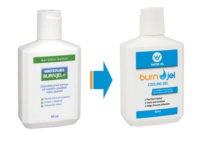 Żel hydrożelowy Water-Jel schładzający na oparzenia 80ml